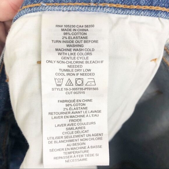 CURRENT/ELLIOTT | Stiletto Seamed High Waist Ankle Skinny Jeans Women’s Size 32 - Picture 10 of 12